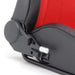 Smittybilt 750130 XRC Suspension Seat Passenger Side 76-18 Wrangler CJ/YJ/TJ/LJ/JK Black Sides Red Center Smittybilt - Truck Part Superstore