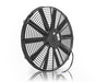 Be Cool 75014 16 Inch Electric Puller Fan Euro Black Medium Profile Be Cool Radiator - Truck Part Superstore