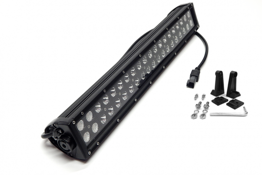 Southern Truck 75020 20.0 Inch LED Light Bar Black Series Double Row Straight Combo Flood/Beam 120W DT Harness 10,800 Lumens Southern Truck Lifts - Truck Part Superstore