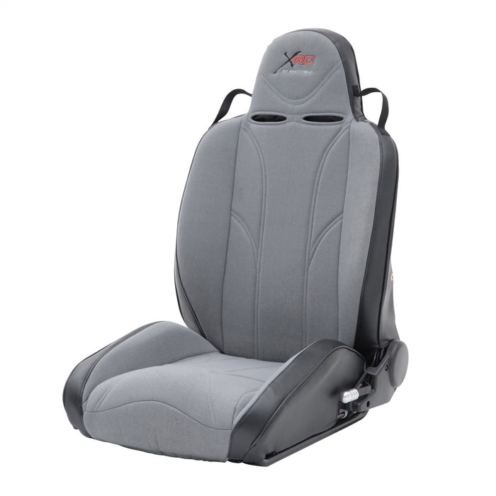 Smittybilt 750211 XRC Suspension Seat Drivers Side 76-2018 Wrangler CJ/YJ/TJ/LJ/JK Black Sides Gray Center Smittybilt - Truck Part Superstore