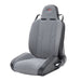 Smittybilt 750211 XRC Suspension Seat Drivers Side 76-2018 Wrangler CJ/YJ/TJ/LJ/JK Black Sides Gray Center Smittybilt - Truck Part Superstore
