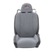 Smittybilt 750211 XRC Suspension Seat Drivers Side 76-2018 Wrangler CJ/YJ/TJ/LJ/JK Black Sides Gray Center Smittybilt - Truck Part Superstore