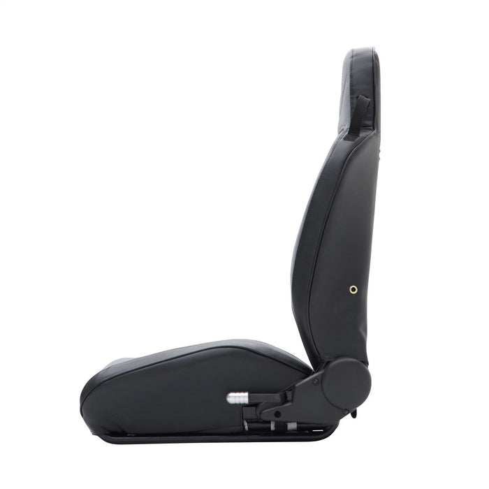 Smittybilt 750215 XRC Suspension Seat Drivers Side 76-2018 Wrangler CJ/YJ/TJ/LJ/JK Black Sides Black Center Smittybilt - Truck Part Superstore