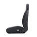 Smittybilt 750215 XRC Suspension Seat Drivers Side 76-2018 Wrangler CJ/YJ/TJ/LJ/JK Black Sides Black Center Smittybilt - Truck Part Superstore
