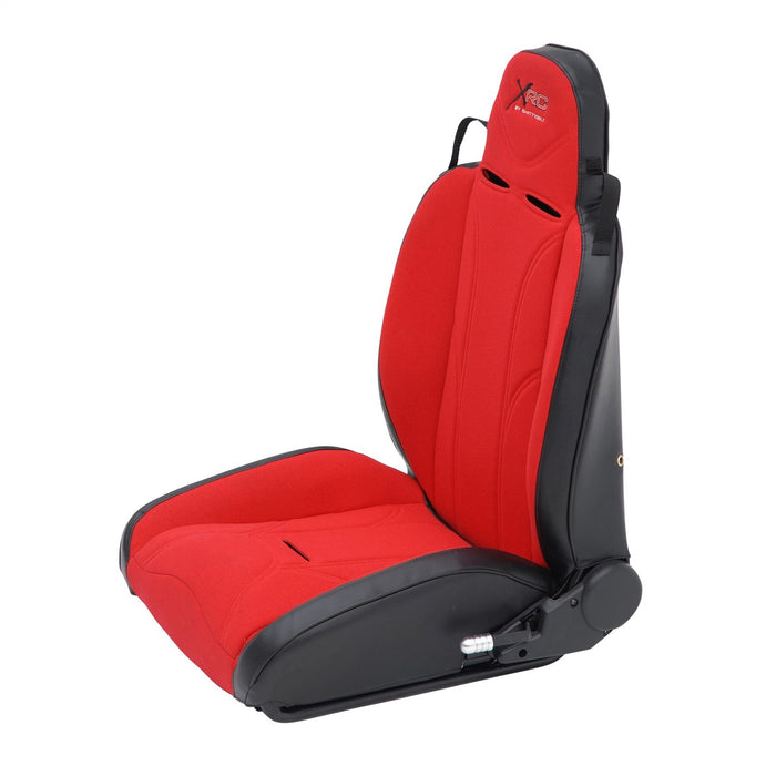 Smittybilt 750230 XRC Suspension Seat Drivers Side 76-2018 Wrangler CJ/YJ/TJ/LJ/JK Black Sides Red Center Smittybilt - Truck Part Superstore