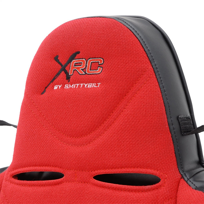 Smittybilt 750230 XRC Suspension Seat Drivers Side 76-2018 Wrangler CJ/YJ/TJ/LJ/JK Black Sides Red Center Smittybilt - Truck Part Superstore