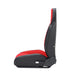 Smittybilt 750230 XRC Suspension Seat Drivers Side 76-2018 Wrangler CJ/YJ/TJ/LJ/JK Black Sides Red Center Smittybilt - Truck Part Superstore