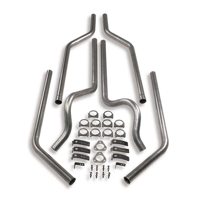 Hooker 7502HKR Dual Competition Header Back Exhaust System Kit - Truck Part Superstore