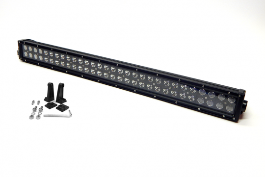 Southern Truck 75030 30.0 Inch LED Light Bar Black Series Double Row Straight Combo Flood/Beam 180W DT Harness 16,200 Lumens Southern Truck Lifts - Truck Part Superstore