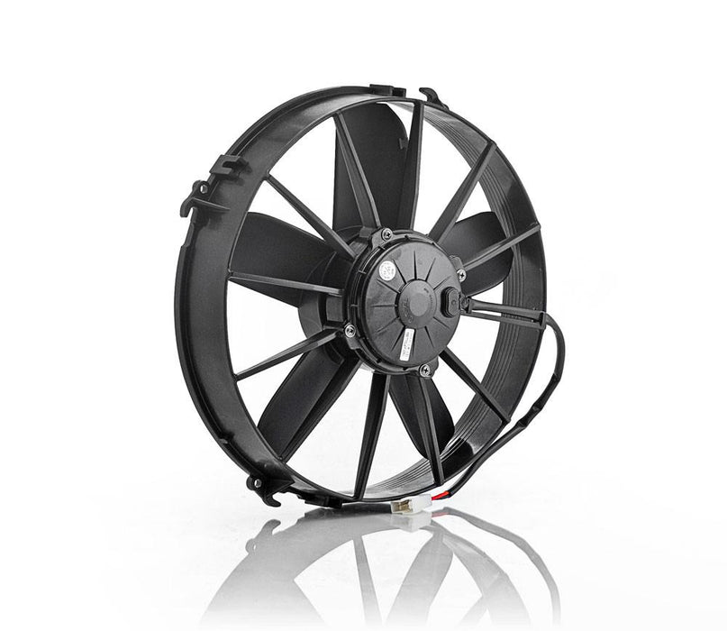 Be Cool 75031 12 Inch Electric Pusher Fan Paddle Euro Black High Torque Be Cool Radiator - Truck Part Superstore