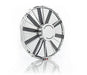 Be Cool 75033 16 Inch Electric Puller Fan Chrome Plated High Torque Be Cool Radiator - Truck Part Superstore