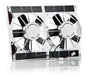 Be Cool 75037 11 Inch Electric Puller Fans Chrome Plated High Torque Dual Be Cool Radiator - Truck Part Superstore