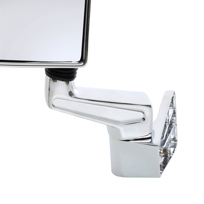 Smittybilt 7504 Half Door Side Mirrors 87-06 Wrangler YJ/TJ/LJ Chrome Smittybilt - Truck Part Superstore