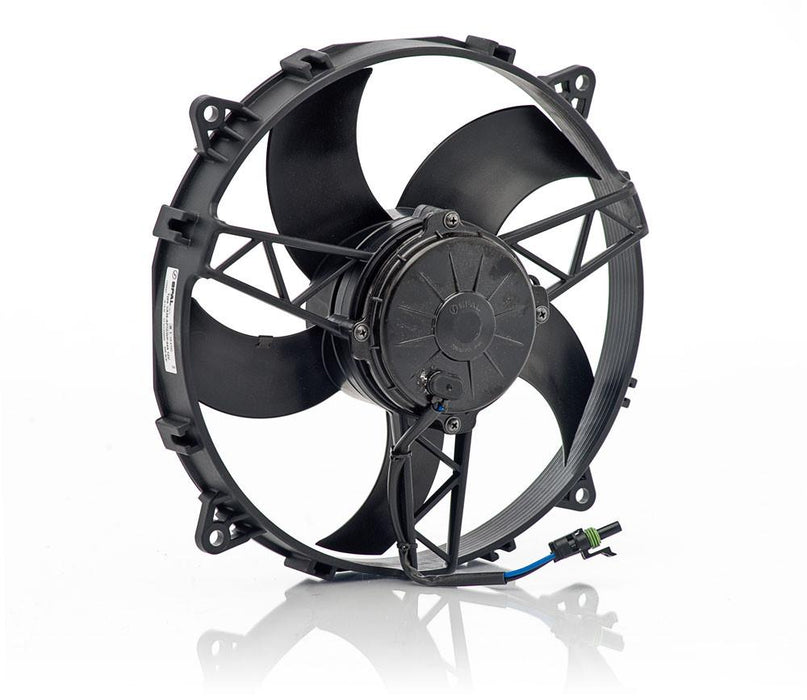 Be Cool 75041 11 Inch Puller Fan Curved Blade Qualifier Euro Black Be Cool Radiator - Truck Part Superstore