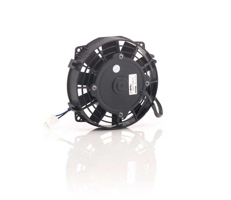Be Cool 75047 7 Inch Electric Puller Fan Euro Black Thin Line Be Cool Radiator - Truck Part Superstore