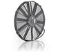 Be Cool 75059 16 Inch Electric Pusher Fan Euro Black Thin Line Be Cool Radiator - Truck Part Superstore