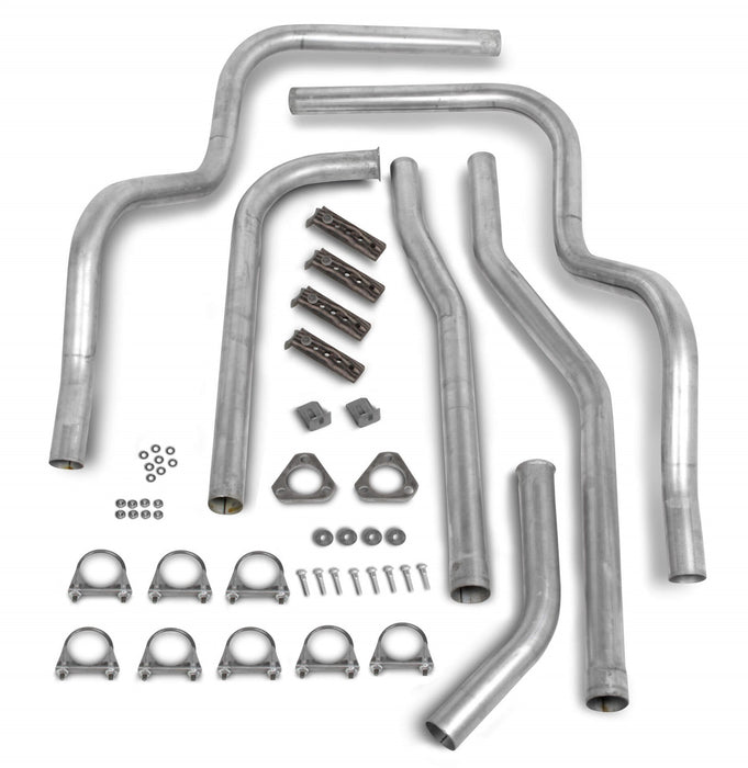 Hooker 7505HKR Dual Competition Manifold Back Exhaust System Kit - Truck Part Superstore