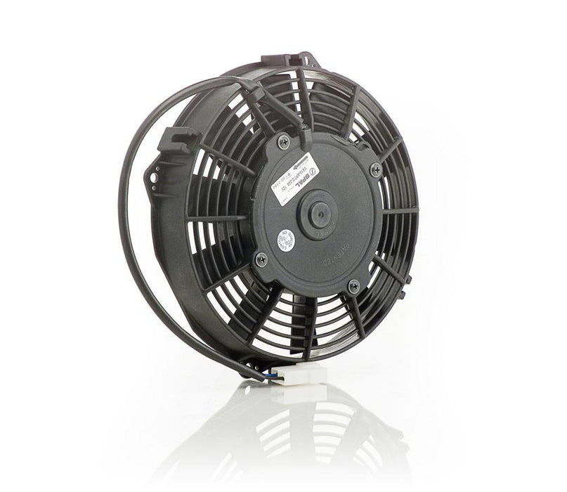 Be Cool 75060 7.5 Inch Electric Puller Fan Euro Black Thin Line Be Cool Radiator - Truck Part Superstore