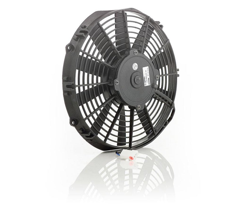 Be Cool 75063 11 Inch Electric Puller Fan Euro Black Medium Profile Be Cool Radiator - Truck Part Superstore