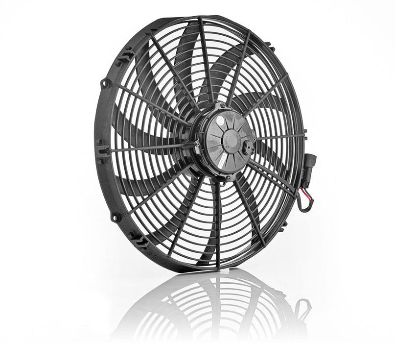 Be Cool 75068 16 Inch Electric Puller Fan Euro Black Super Duty Be Cool Radiator - Truck Part Superstore
