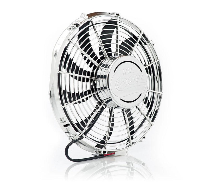 Be Cool 75069 16 Inch Super Duty Puller Fan Chrome Plated Be Cool Radiator - Truck Part Superstore