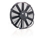 Be Cool 75080 12 Inch Electric Puller Fan Straight Euro Black Medium Profile Be Cool Radiator - Truck Part Superstore