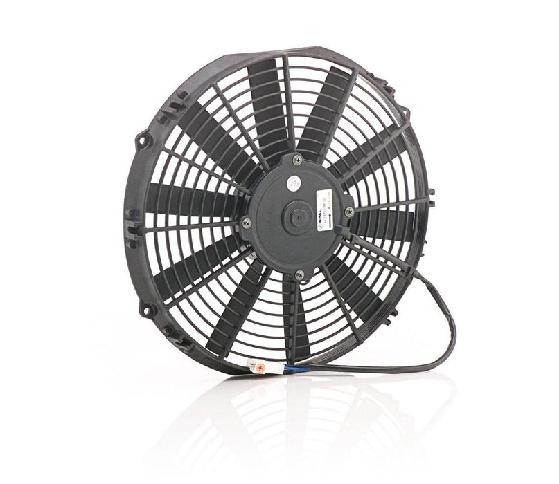 Be Cool 75082 12 Inch Electric Puller Fan Euro Black Thin Line Be Cool Radiator - Truck Part Superstore