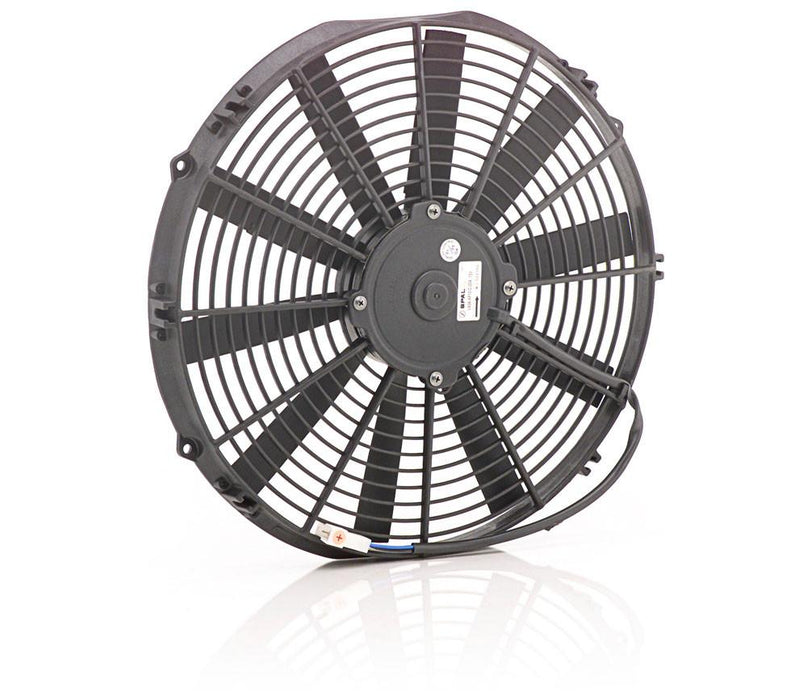 Be Cool 75083 14 Inch Electric Puller Fan Euro Black Thin Line Be Cool Radiator - Truck Part Superstore