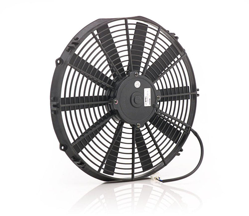 Be Cool 75084 14 Inch Electric Puller Fan Euro Black Medium Profile Be Cool Radiator - Truck Part Superstore