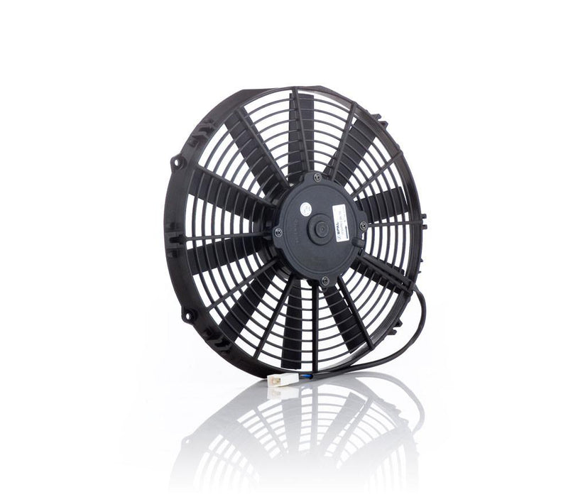 Be Cool 75085 12 Inch Electric Puller Fan Euro Black Medium Profile Be Cool Radiator - Truck Part Superstore