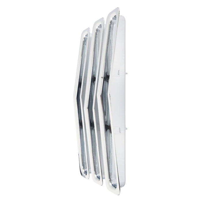 Smittybilt 7509 Grille Insert Trim 87-95 Wrangler YJ Chrome Smittybilt - Truck Part Superstore