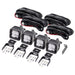 Go Rhino 751004 Go Rhino Classic LED Lighting - Set of Four 3" LED Cube Lights - Truck Part Superstore