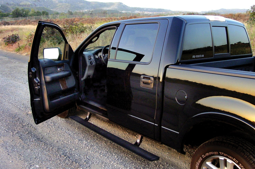 AMP Research 75105-01A PowerStep™; Incl. OEM Style Illumination; Black; - Truck Part Superstore