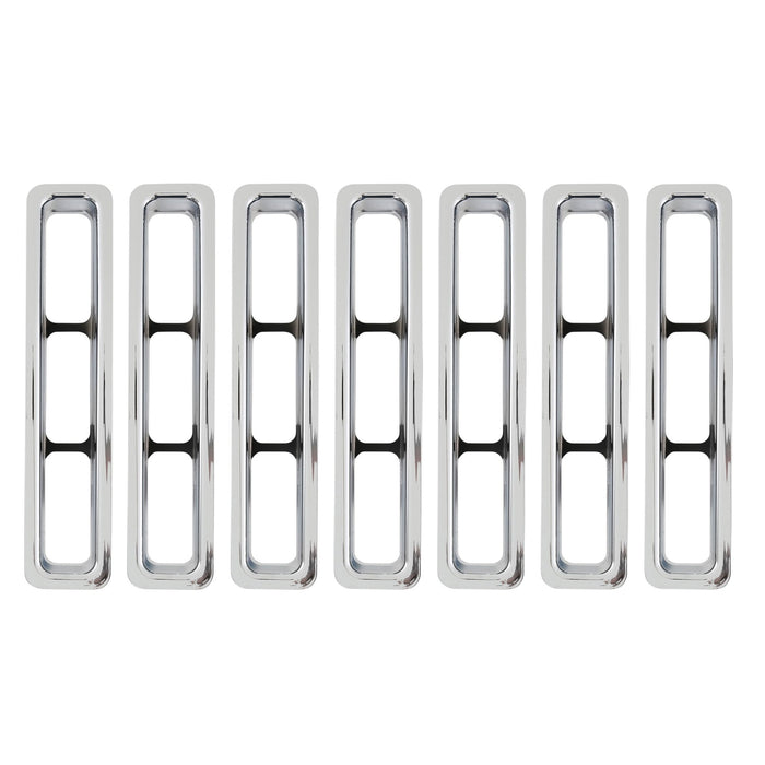 Smittybilt 7511 Jeep TJ/LJ Grille Inserts 99-06 Chrome Plated Smittybilt - Truck Part Superstore