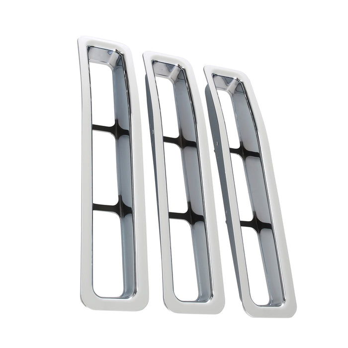Smittybilt 7511 Jeep TJ/LJ Grille Inserts 99-06 Chrome Plated Smittybilt - Truck Part Superstore