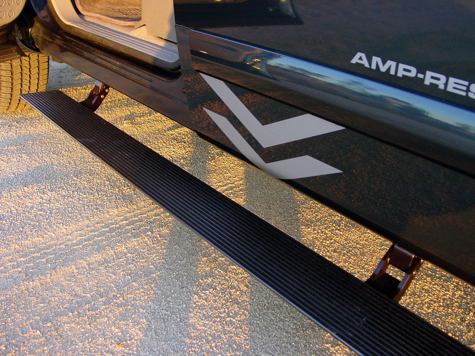 AMP Research 75110-01A PowerStep™; Incl. OEM Style Illumination; Black; - Truck Part Superstore