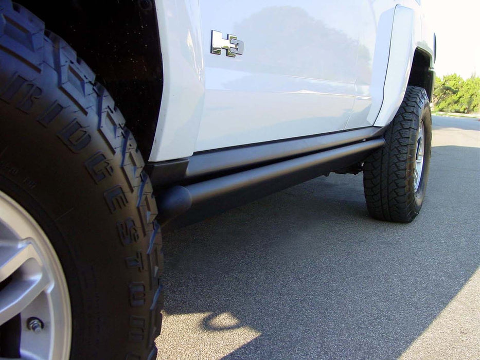 AMP Research 75116-01A PowerStep™; Incl. Light Kit; Minor Cutting Required; Black; - Truck Part Superstore