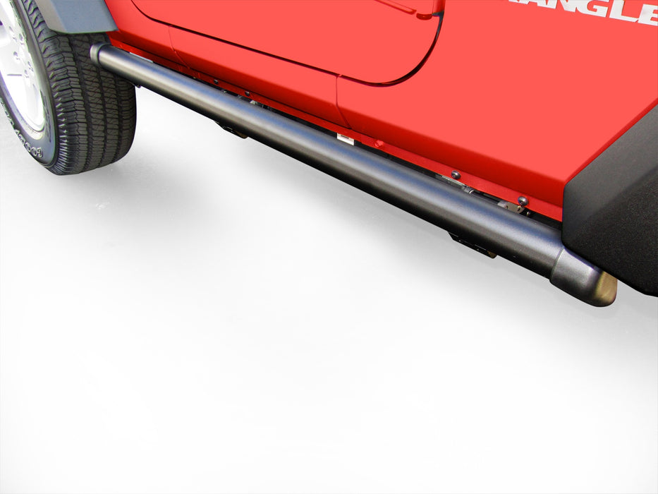AMP Research 75121-01A PowerStep™; Incl. OEM Style Illumination; Black; - Truck Part Superstore