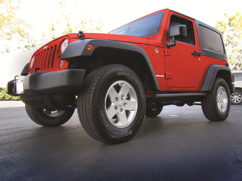 AMP Research 75121-01A PowerStep™; Incl. OEM Style Illumination; Black; - Truck Part Superstore