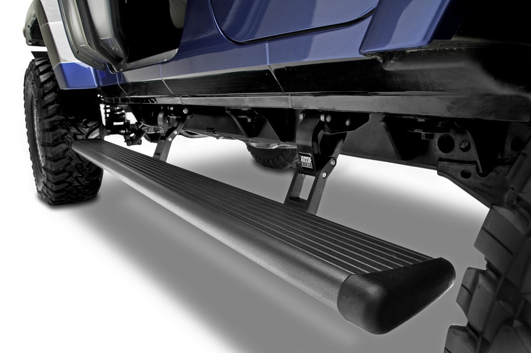 AMP Research 75122-01A PowerStep™; Incl. OEM Style Illumination; Black; - Truck Part Superstore