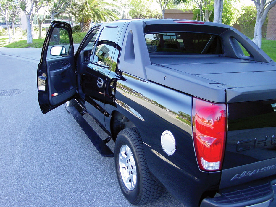 AMP Research 75125-01A PowerStep™; Incl. OEM Style Illumination; Black; - Truck Part Superstore