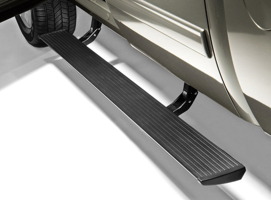 AMP Research 75126-01A PowerStep™; Incl. OEM Style Illumination; Black; - Truck Part Superstore
