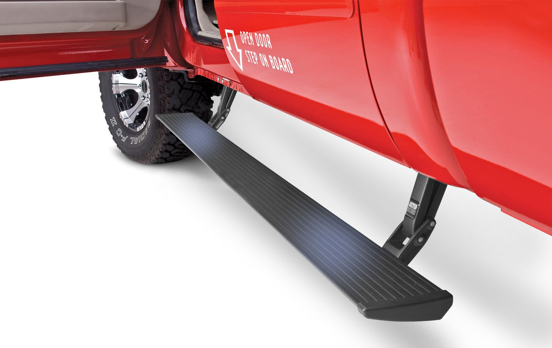 AMP Research 75134-01A PowerStep™; Incl. OEM Style Illumination; Black; - Truck Part Superstore