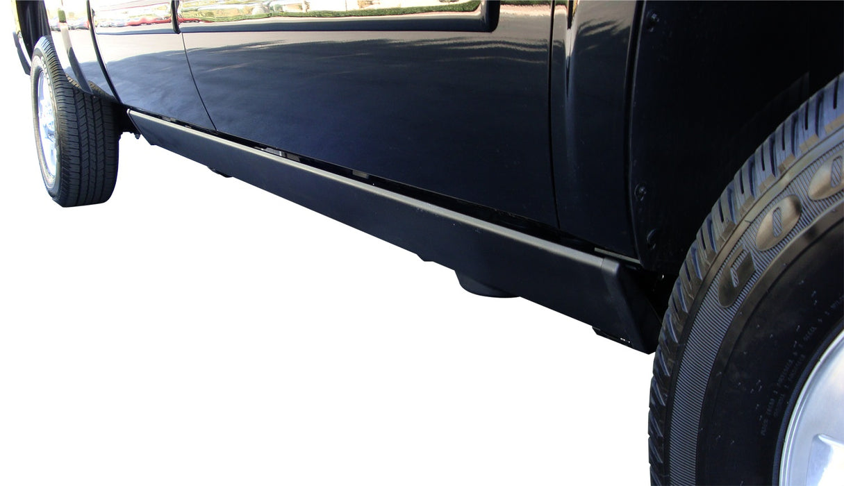 AMP Research 75146-01A PowerStep™; Incl. OEM Style Illumination; Black; - Truck Part Superstore