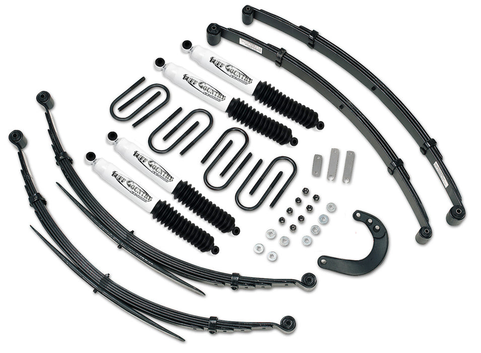 Tuff Country 14725KN 4 Inch Lift Kit 73-87 Chevy/GMC Truck/Suburban 3/4 Ton 4x4 K20 w/ SX8000 Shocks Heavy Duty Fits Models w/56 Inch long Rear Springs Tuff Country - Truck Part Superstore