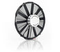 Be Cool 75201 16 Inch Puller Fan w/Billet Cover Straight Aluminator Euro Black Be Cool Radiator - Truck Part Superstore