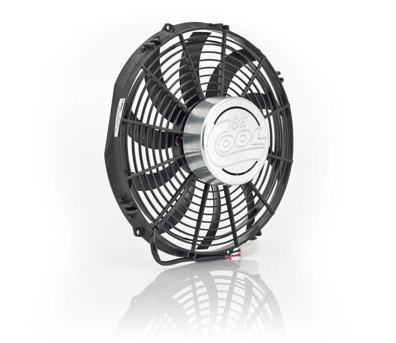Be Cool 75203 13 Inch Puller Fan w/Billet Cover Aluminator Euro Black Be Cool Radiator - Truck Part Superstore