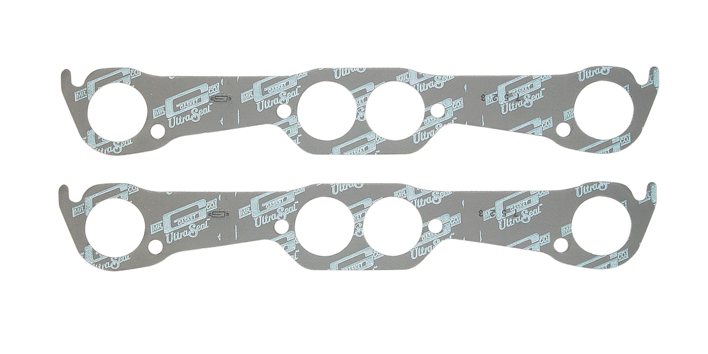 Mr Gasket 7523MRG Ultra Seal Exhaust Gasket Set; Round Port Shape; Port Diameter 1.88 in.; - Truck Part Superstore