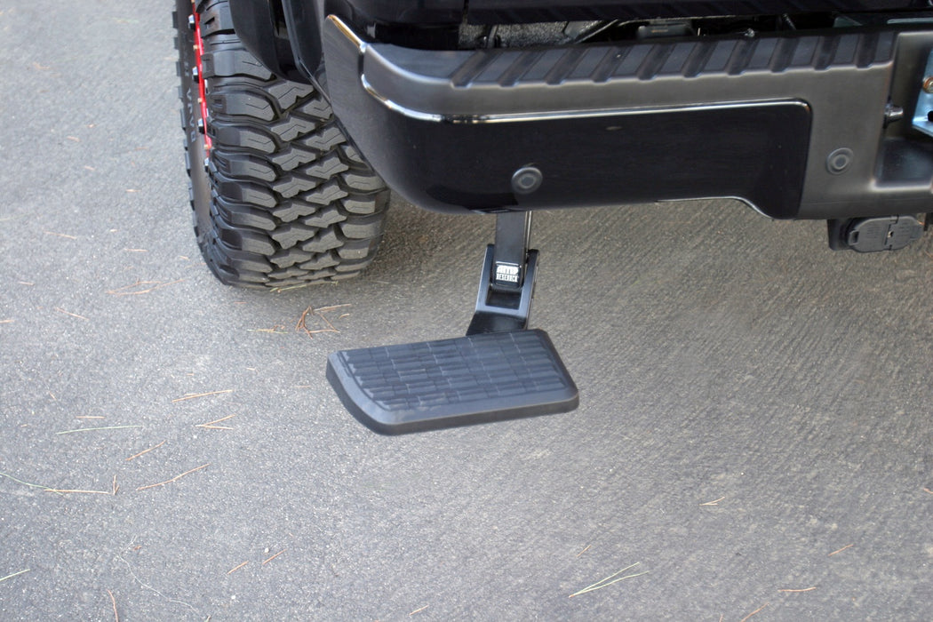 AMP Research 75302-01A BedStep®; Rear Bumper Access; Black; - Truck Part Superstore