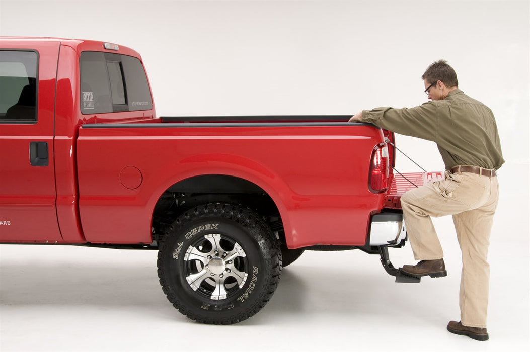AMP Research 75303-01A BedStep®; Rear Bumper Access; Black; - Truck Part Superstore